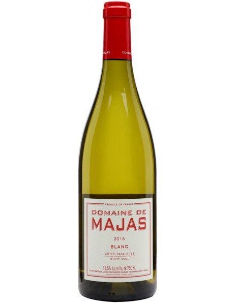 Вино "Domaine de Majas" Blanc, Cotes Catalanes IGP, 2016